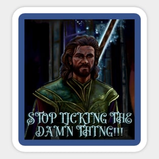 Stop Licking The Damn Thing!! - Gale of Waters Deep Sticker